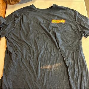 Pac-Man Arcade Game Blue T-Shirt for Men - Size 3XL